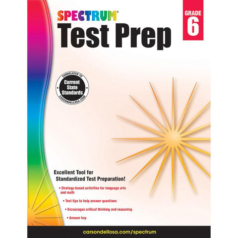 SPECTRUM TEST PREP GR 6