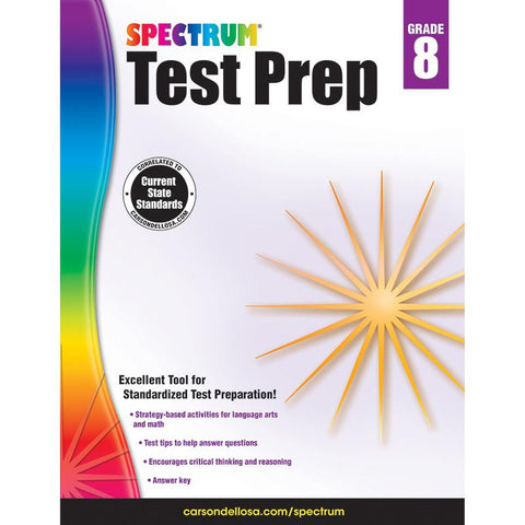 SPECTRUM TEST PREP GR 8