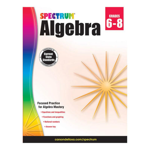 SPECTRUM ALGEBRA GR 6-8