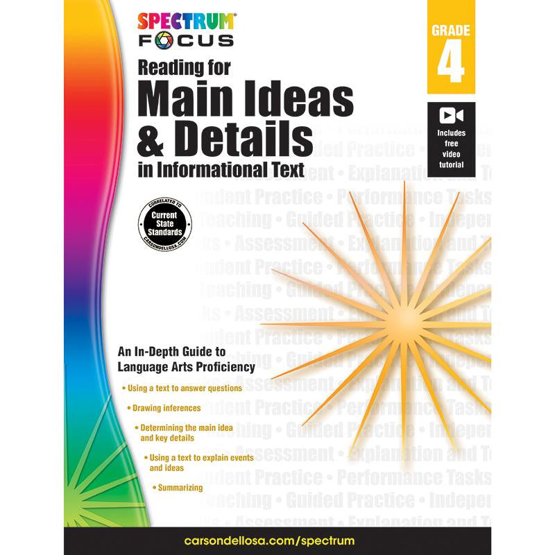 SPECTRUM READING FOR MAIN IDEAS &