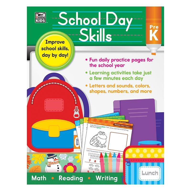 SCHOOL DAY SKILLS GR PRE K