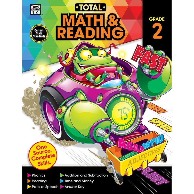 TOTAL MATH AND READING WB GR 2