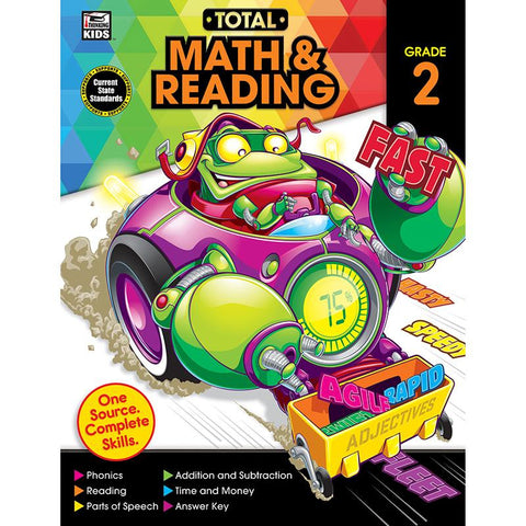 TOTAL MATH AND READING WB GR 2