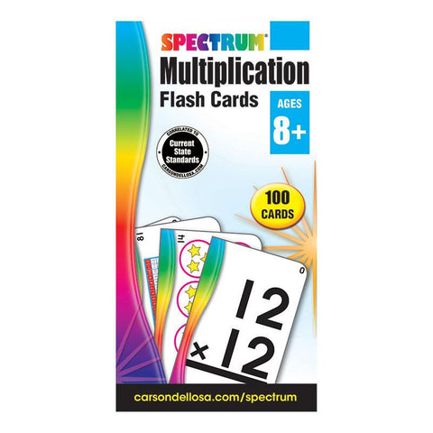 SPECTRUM FLASH CARDS MULTIPLICATION