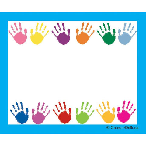 NAME TAGS HANDPRINTS 40-PK