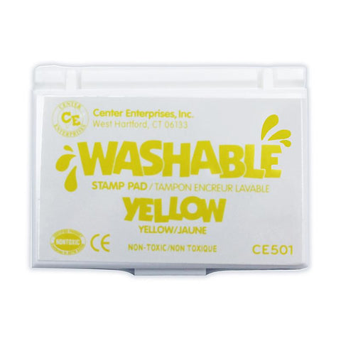 STAMP PAD WASHABLE YELLOW