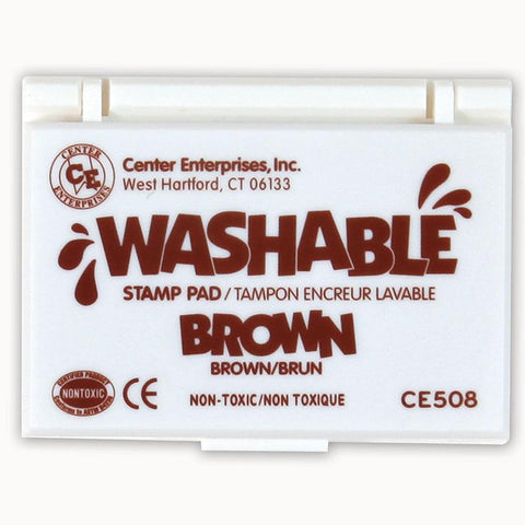 STAMP PAD WASHABLE BROWN