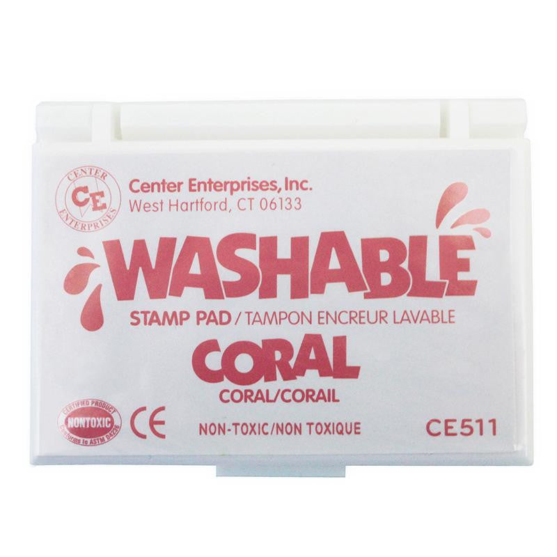 STAMP PAD WASHABLE CORAL