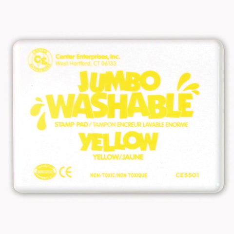 JUMBO STAMP PAD YELLOW WASHABLE