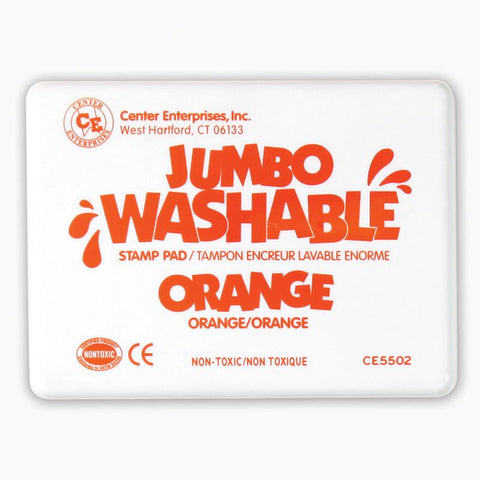 JUMBO STAMP PAD ORANGE WASHABLE