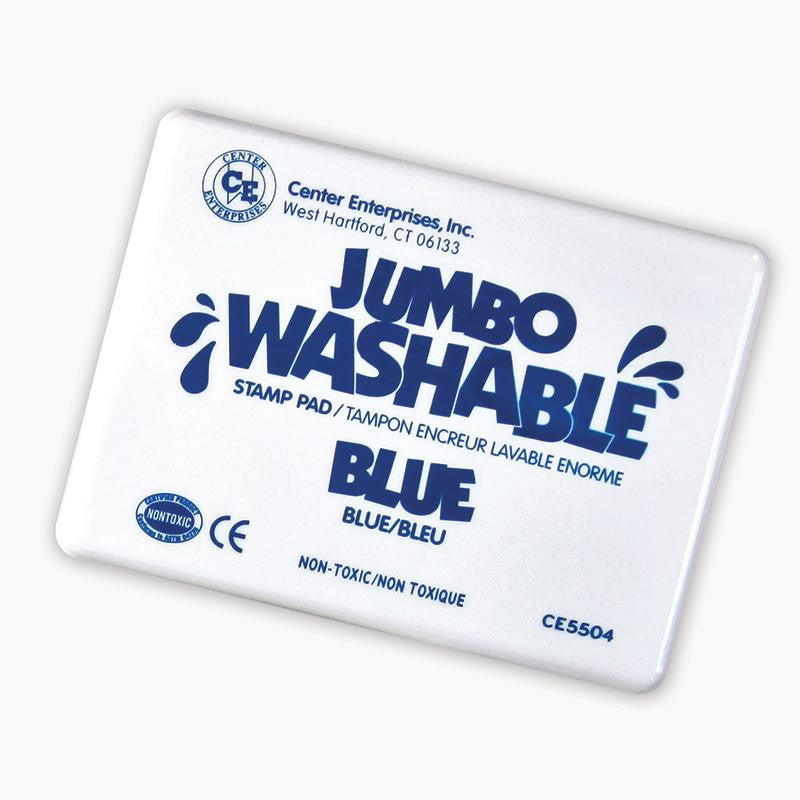 JUMBO STAMP PAD BLUE WASHABLE