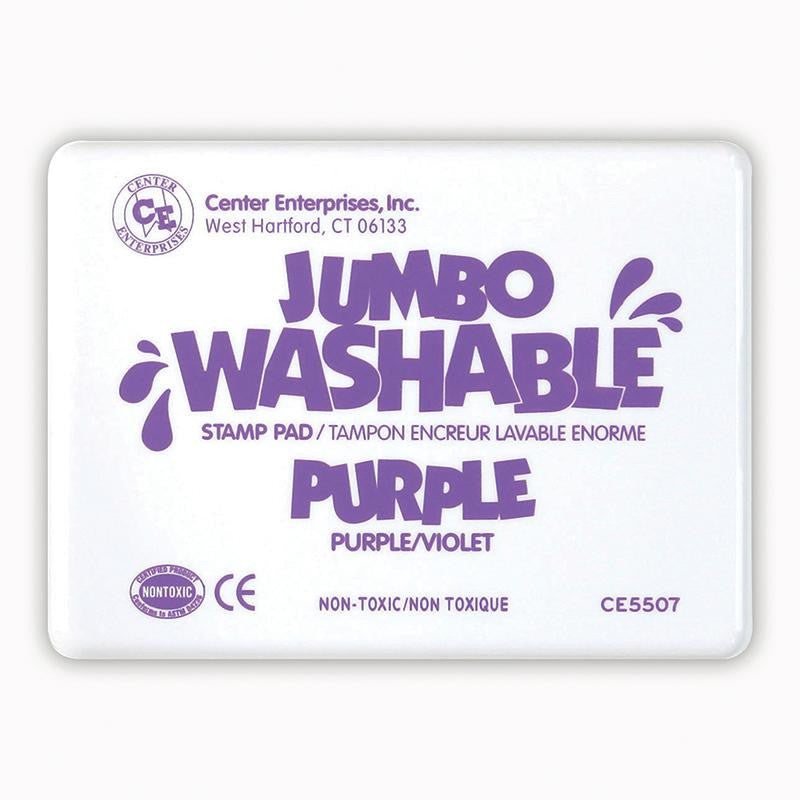 JUMBO STAMP PAD PURPLE WASHABLE