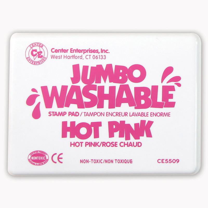 JUMBO STAMP PAD HOT PINK WASHABLE