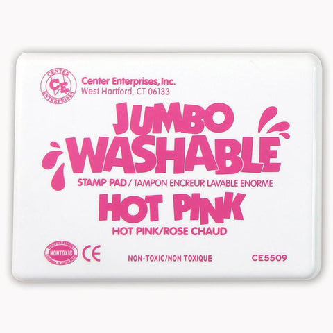 JUMBO STAMP PAD HOT PINK WASHABLE