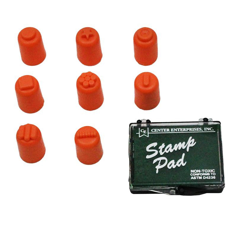 FINGER PAINTERS-STAMPERS SET OF 8