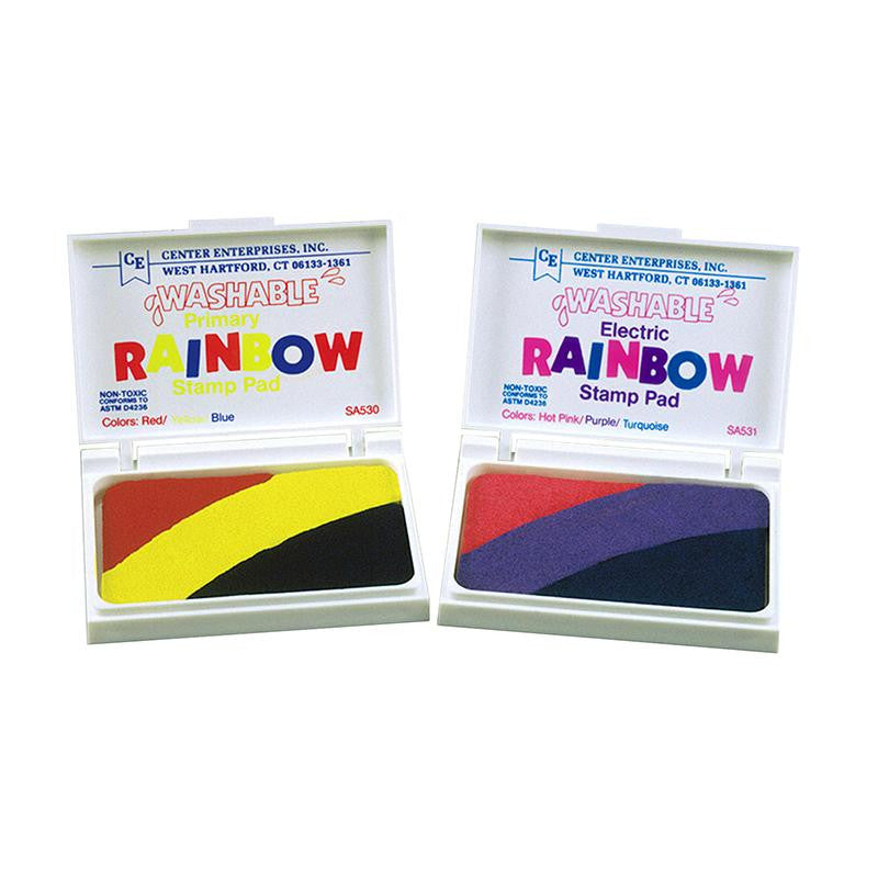 STAMP PAD RAINBOW PRIMARY 3 COLORS