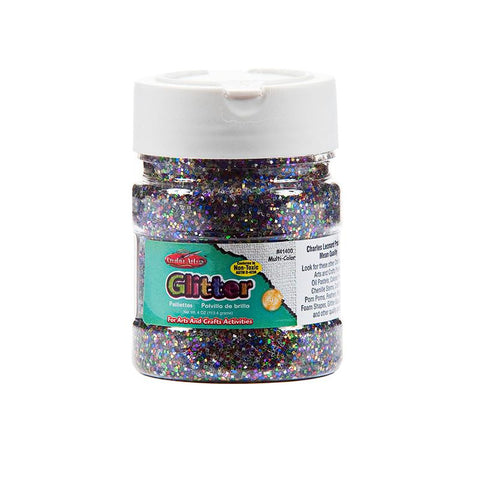 CREATIVE ARTS GLITTER 4OZ MULTI CLR