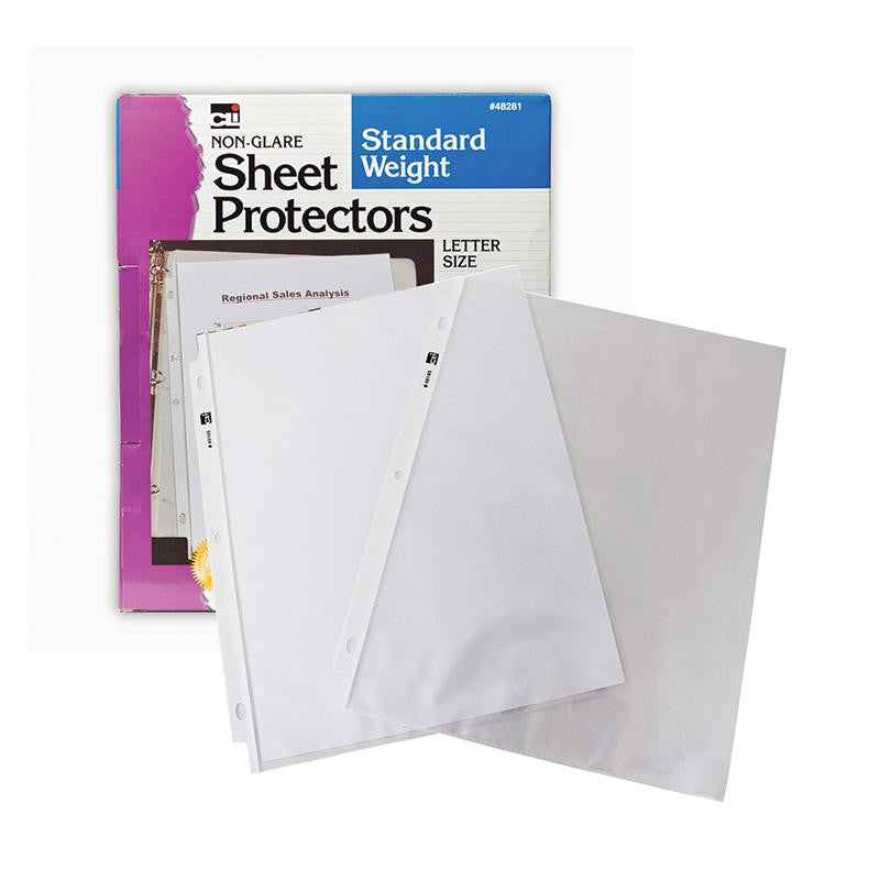 SHEET PROTECTORS NON GLARE 100 BOX