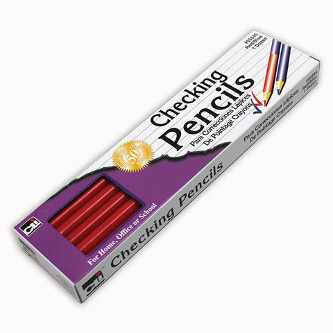 CHECKING PENCILS 12-PK RED & BLUE