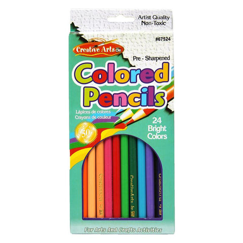 PRESHARPENED 7 INCH COLORED PENCILS