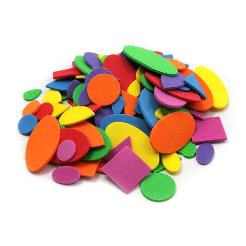 FOAM SHAPES ASST COLORS 264 PCS