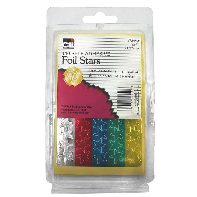 FOIL STARS 1-2 INCH 440 PK