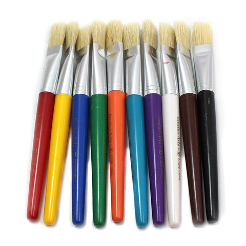 BRUSHES STUBBY FLAT 10 SET