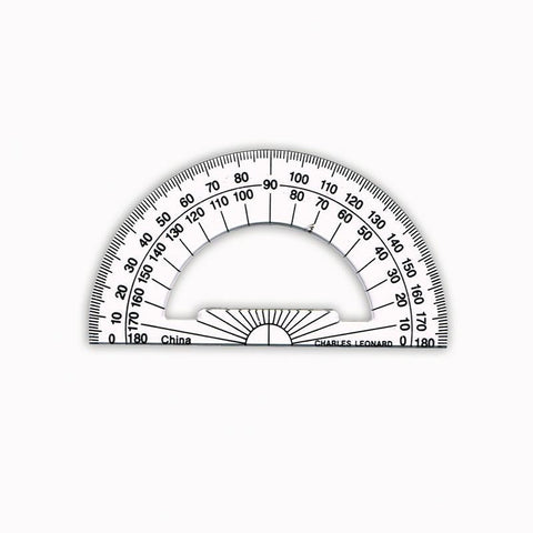 4 INCH PROTRACTOR PLASTIC