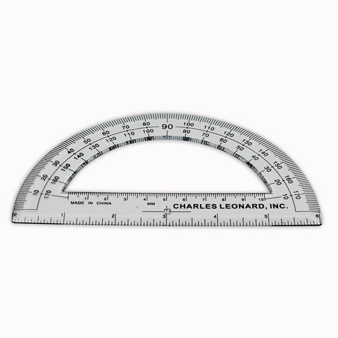 6 INCH PROTRACTOR PLASTIC