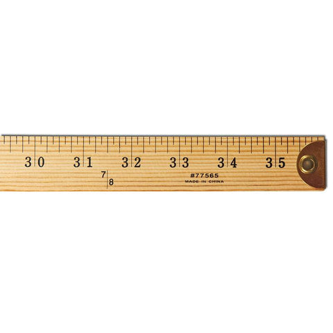 WOOD YARDSTICK