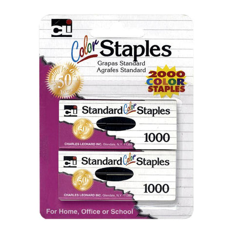 STAPLES STANDARD ASST COLORS