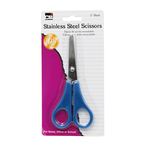 SCISSORS STUDENT 5IN BLUNT ASST