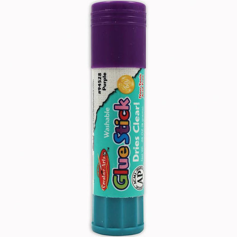 ECONOMY GLUE STICK .28OZ PURPLE