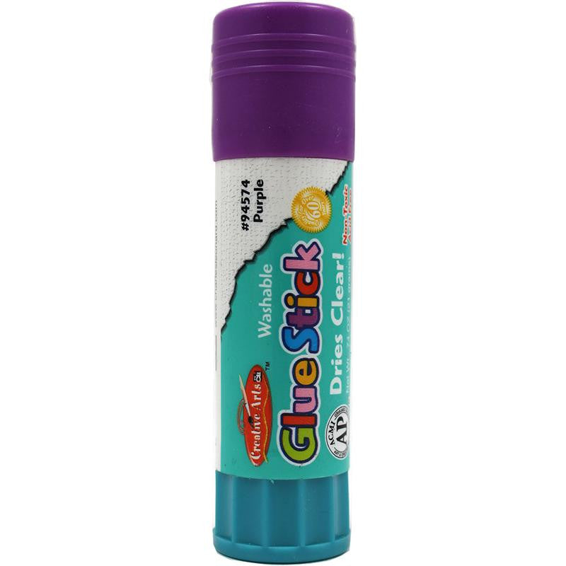 ECONOMY GLUE STICK .74OZ PURPLE