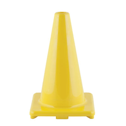 FLEXIBLE VINYL CONE 12IN YELLOW