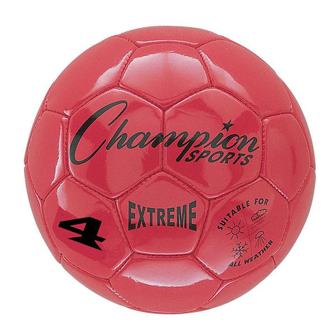 SOCCER BALL SIZE4 COMPOSITE RED