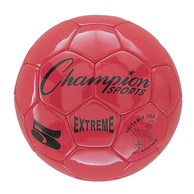 SOCCER BALL SIZE 5 COMPOSITE RED