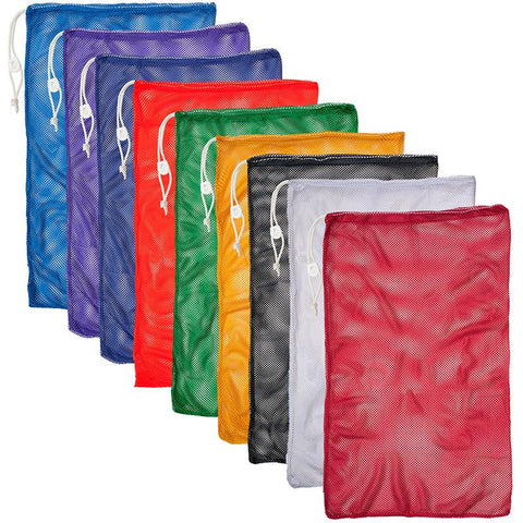 EQUIPMENT BAG SET OF 6 MESH ASST LG