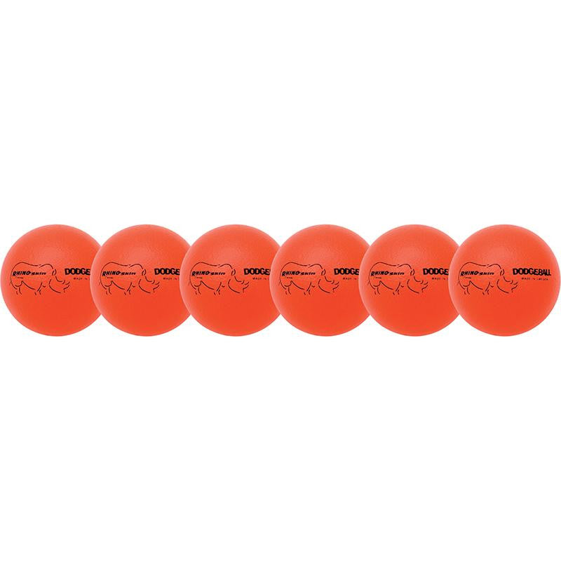 DODGEBALL SET-6 RHINO SKIN ORANGE