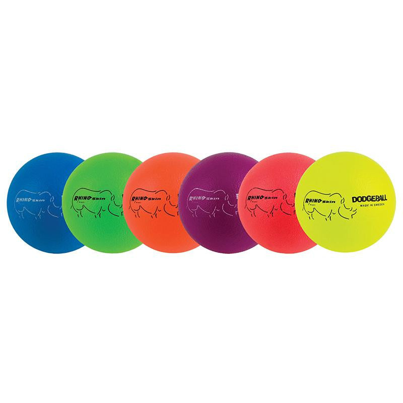 DODGEBALL SET-6 RHINO SKIN RAINBOW