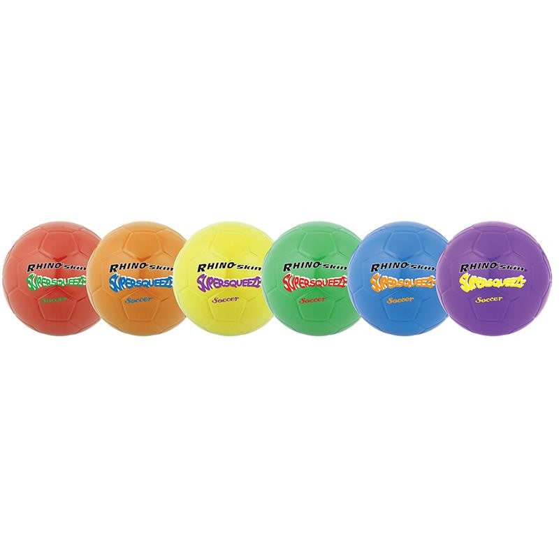 SOCCER BALL SET-6 RHINO SKIN 8 IN