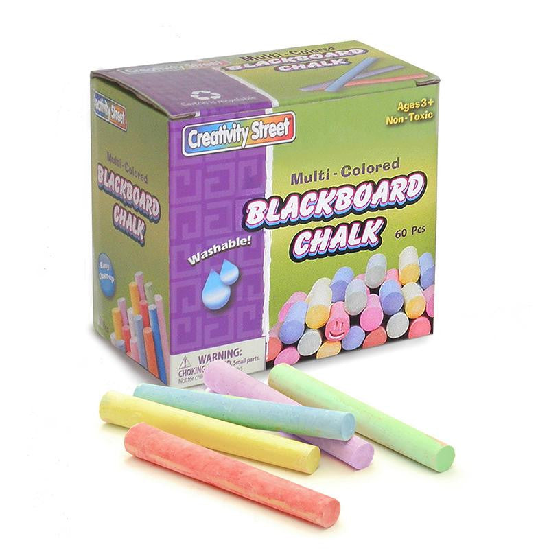 BLACKBOARD CHALK 60PC MULTI COLOR