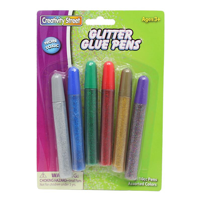 GLITTER GLUE PENS BRIGHT HUES COLOR