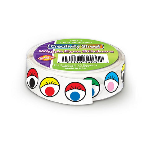 WIGGLE EYES STICKERS ON A ROLL