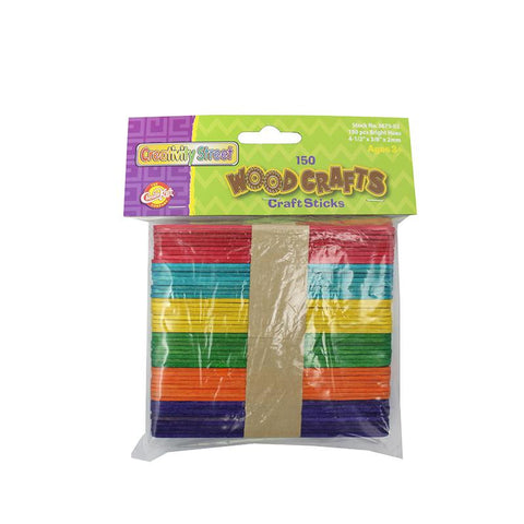 CRAFT STICKS ASSORTED COLORS