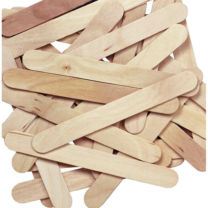 JUMBO CRAFT STICKS 6 X 3-4 100-PK