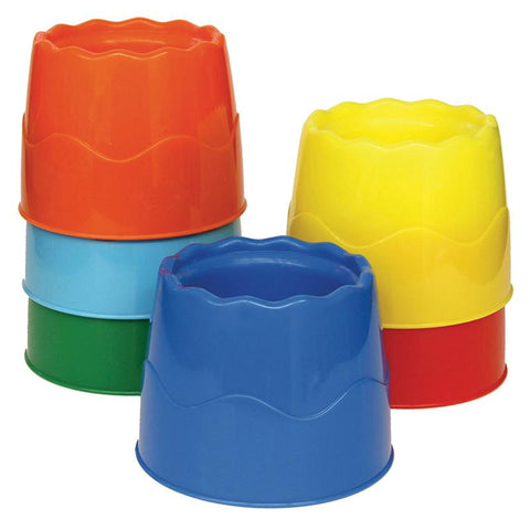 STACKABLE 6 SET WATER POTS ASST