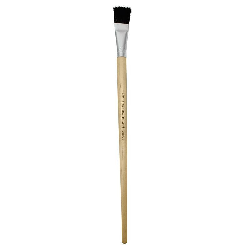 BLACK BRISTLE EASEL BRUSH 6-SET