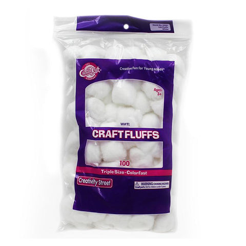 CRAFT FLUFFS WHITE 100-PK