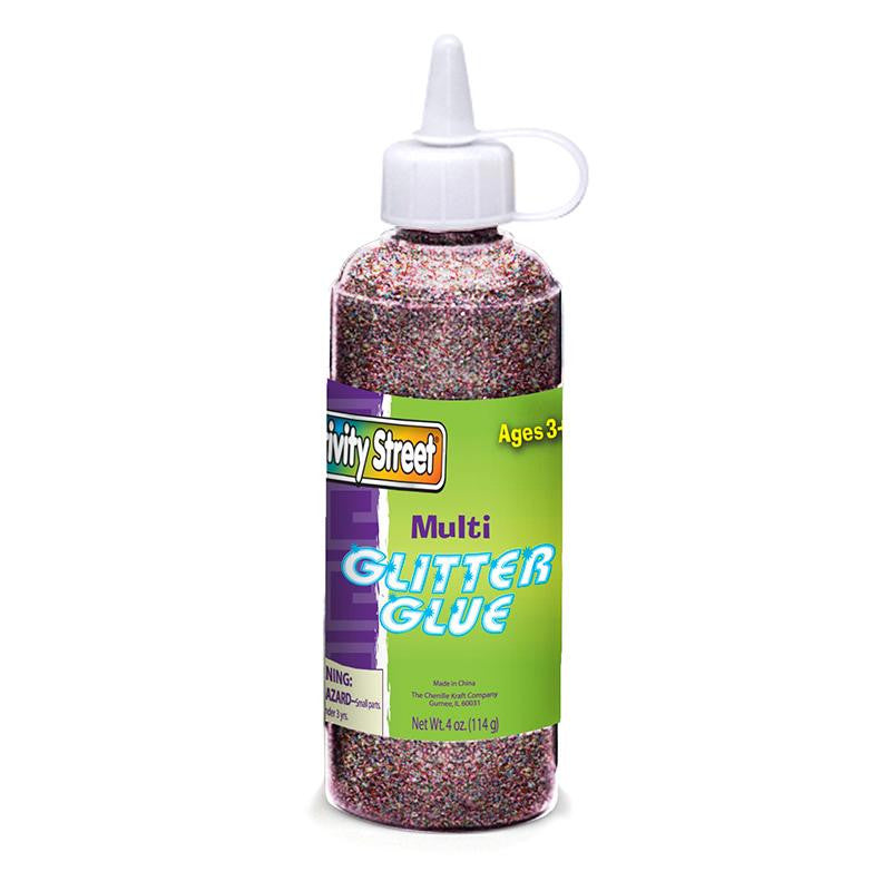 GLITTER GLUE MULTI COLOR 4 OZ